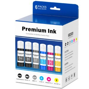 Premium imported Epson 552 Ink Refill Bottles in a combo pack, featuring vibrant colors for superior printing. Available at Curat Cart.