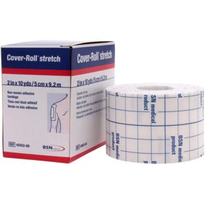 Premium imported Cover-Roll Stretch Compression Bandage offers reliable support for injuries. Available at Curat Cart.