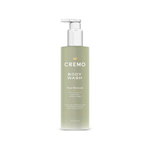 Discover Cremo's 100% genuine Pear Blossom Body Wash, featuring a refreshing scent and nourishing formula for your skin.