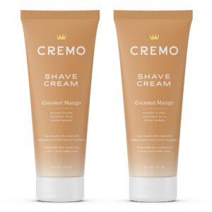 Cremo Shaving Cream for Women, premium imported Coconut Mango variant, offers a luxurious shaving experience. Available at Curat Cart.