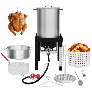 Experience the CreoleFeast Turkey Fish Fryer Set, a premium import for gourmet cooking, available at Curat Cart.