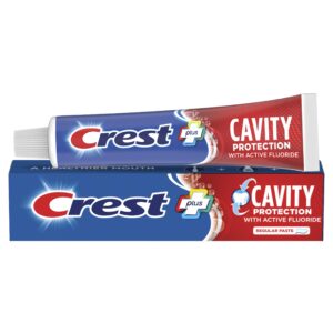 Crest Cavity Protection Toothpaste offers premium import quality with active fluoride for effective dental care. Available at Curat Cart.