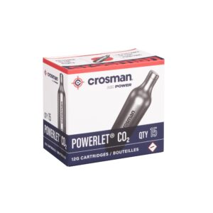 Discover premium Crosman CO2 cartridges for air guns, featuring 15 units in imported packaging at Curat Cart.