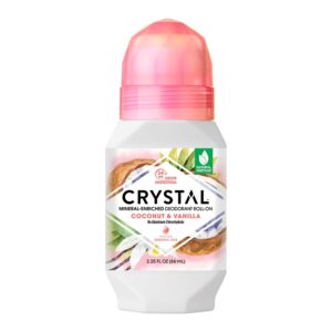 Discover the premium imported CRYSTAL Mineral Deodorant Coconut Vanilla at Curat Cart. Experience long-lasting freshness with natural ingredients.