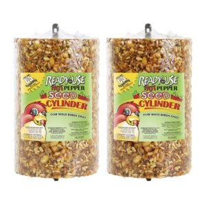 Delight wild birds with C&S Hot Pepper Bird Seed Cylinder, a premium imported treat available at Curat Cart.