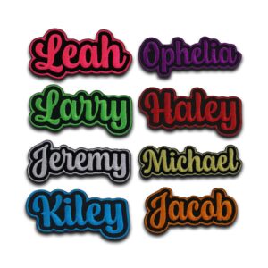 Discover premium imported custom embroidered name patches at Curat Cart, perfect for personalizing your style. Elevate your wardrobe.
