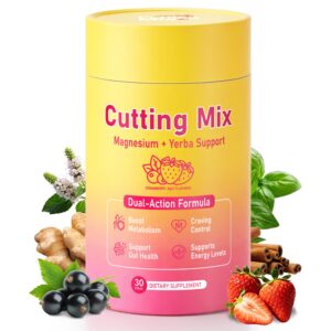 Premium imported Cutting Drink Mix offers energy and digestive health with magnesium and yerba support. Available at Curat Cart.