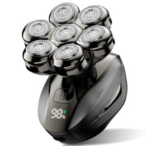 Cyruzi Head Shaver for Men: 100% genuine electric shaver with six flexible heads for a smooth, effortless shave.