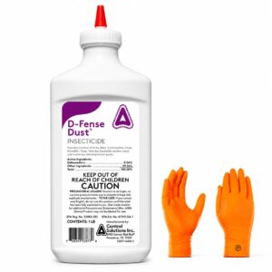 D-Fense Dust Pest Control, a premium imported insecticide, ideal for effective pest management. Available at Curat Cart.