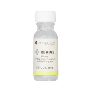Revive Nail Polish Thinner by Dazzle Dry, a premium import for transforming nail lacquers, available at Curat Cart.
