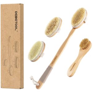 Experience the premium imported DEBETOOL Dry Brush Set, perfect for exfoliation and rejuvenation. Available at Curat Cart.