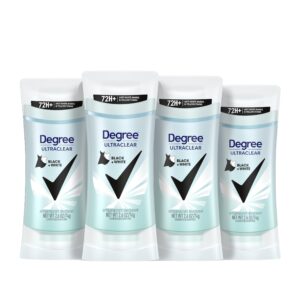 Authentic Degree Women's Antiperspirant Balm offers 72-hour protection. Enjoy the ultra-clear formula for black and white clothing.