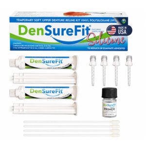 DenSureFit Upper Denture Reline Kit offers premium imported dental care, enhancing comfort and fit. Available at Curat Cart.