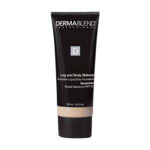 Discover authentic Dermablend Leg and Body Makeup, 100 ml tube with SPF 25 for flawless skin coverage and protection.