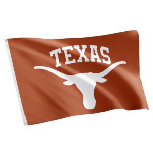 Premium imported University of Texas Austin Flag featuring iconic longhorn design, available at Curat Cart. Show your school spirit.