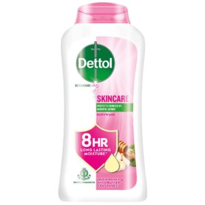 Dettol Skincare Body Wash offers premium imported quality with honey and shea butter for 8-hour moisture. Available at Curat Cart.