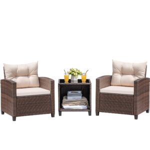 Premium imported Devoko Patio Furniture Set featuring stylish chairs and a table, perfect for outdoor relaxation. Available at Curat Cart.