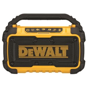 Discover the 100% genuine DEWALT 20V MAX Bluetooth Speaker, designed for durability and powerful sound on the go.