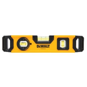 100% Genuine DEWALT Torpedo Level featuring precise bubble vials for accurate leveling and alignment. Ideal for professionals.