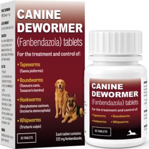 Premium imported Dewormer for Dogs Fenbendazole, effective against various worms. Available at Curat Cart.