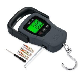 Discover the authentic Digital Hanging Luggage Scale with Comfo. Features an easy-to-read display and includes batteries.
