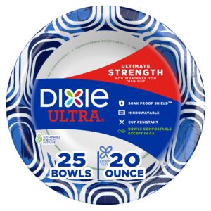 Discover premium imported Dixie Ultra Paper Bowls, featuring ultimate strength and soak-proof shield for all your dining needs. Available at Curat Cart.