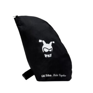 100% Genuine Doona Liki Storage Bag, sleek black design featuring logo. Perfect for keeping your Liki Trike organized.