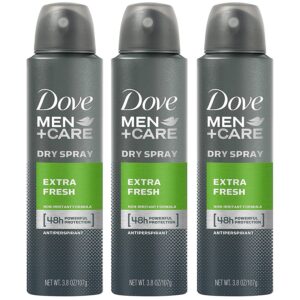 Dove Men Antiperspirant Extra Fresh offers premium imported protection with a refreshing scent, available at Curat Cart.