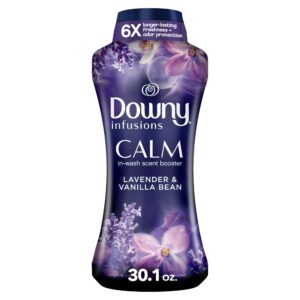 Experience the premium imported Downy Calm In-Wash Scent Booster, infused with lavender and vanilla bean for lasting freshness. Available at Curat Cart.