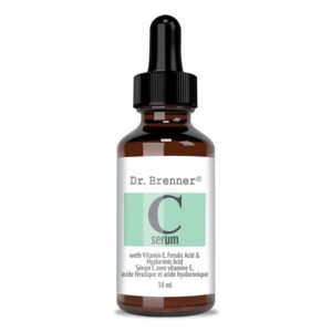 Dr. Brenner Vitamin C Serum - Front Packaging With Key Ingredients | Authentic Curat Cart Stock
