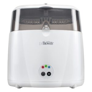 Dr. Brown’s Electric Sterilizer, a premium import, ensures safe cleaning for your baby's essentials. Available at Curat Cart.