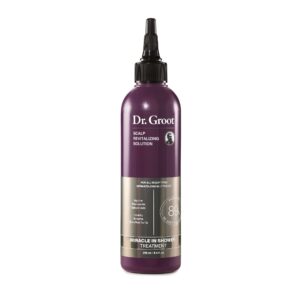 100% Genuine Dr. Groot Miracle Shower Treatment, a scalp revitalizing solution for all hair types, 200ml bottle.