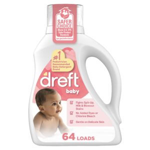 Discover Dreft Liquid Laundry Detergent, a premium import ideal for delicate baby skin. Available at Curat Cart.