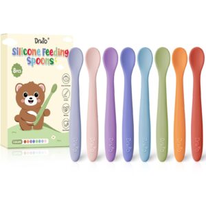 Discover premium imported DRKIO Silicone Baby Spoons, perfect for safe feeding. Available now at Curat Cart.