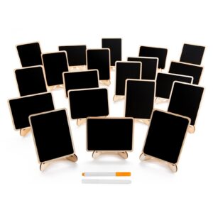 Elevate your décor with DSTELIN Mini Chalkboard Signs, a premium import from Curat Cart, perfect for events and displays.