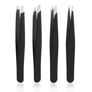 Explore the DTDNZKN Stainless Steel Tweezers Set, featuring four precision tools for flawless performance and authenticity.