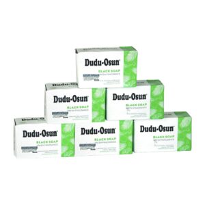 Experience Dudu-Osun African Black Soap, a premium import known for its refreshing fragrance, available at Curat Cart.