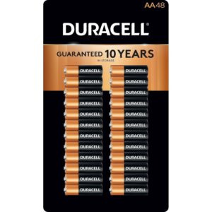 Duracell Coppertop Alkaline Batteries, premium imported quality, guaranteed 10 years in storage. Available at Curat Cart.