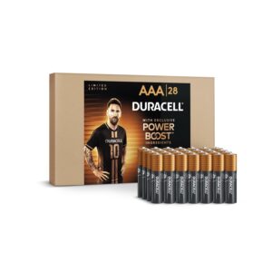 Duracell Coppertop AAA Batteries in limited edition packaging, a premium import available at Curat Cart for superior performance.