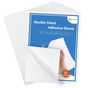 Dynta Double Sided Adhesive Sheets, premium import with strong stickiness, available at Curat Cart. Ideal for versatile applications.