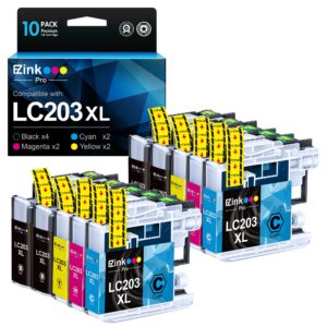 Discover the premium imported E-Z Ink Pro LC203XL Ink Cartridges, featuring vibrant colors for stunning prints. Available at Curat Cart.