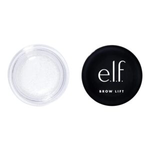 Authentic e.l.f. Brow Lift Clear Wax in a sleek jar for perfect brow styling and hold. 100% genuine product.