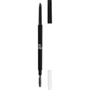 Discover the e.l.f. Ultra Precise Brow Pencil, a 100% genuine tool for effortlessly defined brows, featuring a built-in spoolie.