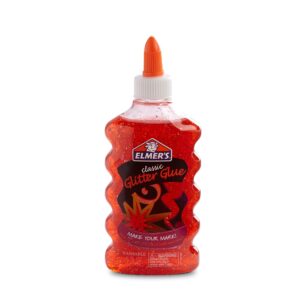 Discover Elmer's 100% genuine Liquid Glitter Glue in vibrant red, perfect for creative projects. Make your mark!