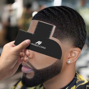 Premium imported Barber Measurement Indicators Tool showcasing precision for flawless haircuts, available at Curat Cart.