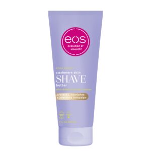 Experience genuine hydration with eos Cashmere Skin Shave Butter, protecting and nourishing your skin with every use.