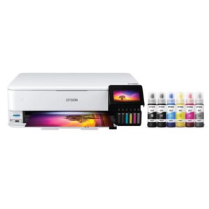 Discover the Epson EcoTank Photo Printer, a premium import from Curat Cart, perfect for vibrant photo printing in India.