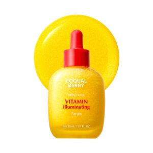 Discover EQQUALBERRY Vitamin Illuminating Serum, a 100% genuine product designed to enhance your skin's natural glow.