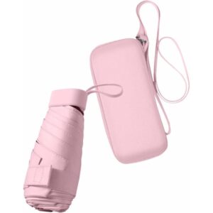 Discover the ESUFEIR Mini Travel Sun Umbrella, a 100% genuine accessory, perfect for sun protection on-the-go.