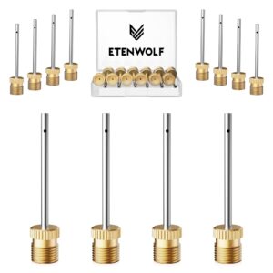 Discover ETENWOLF Brass Ball Pump Needles, a premium import ideal for sports enthusiasts, available at Curat Cart.